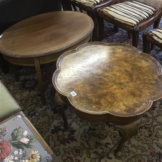 Oval table and similar petal shape table